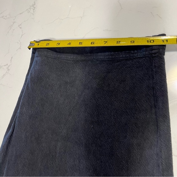 Free People Cool Harbor Wide Leg Barrel Gray Pants Medium - Picture 13 of 14